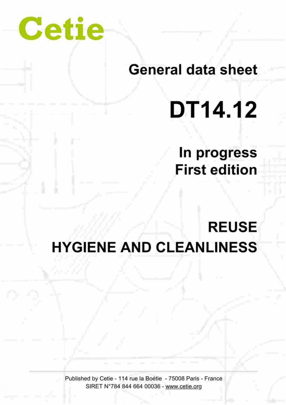 Cover - DT14.12 - Reuse - Hygiene and cleanliness