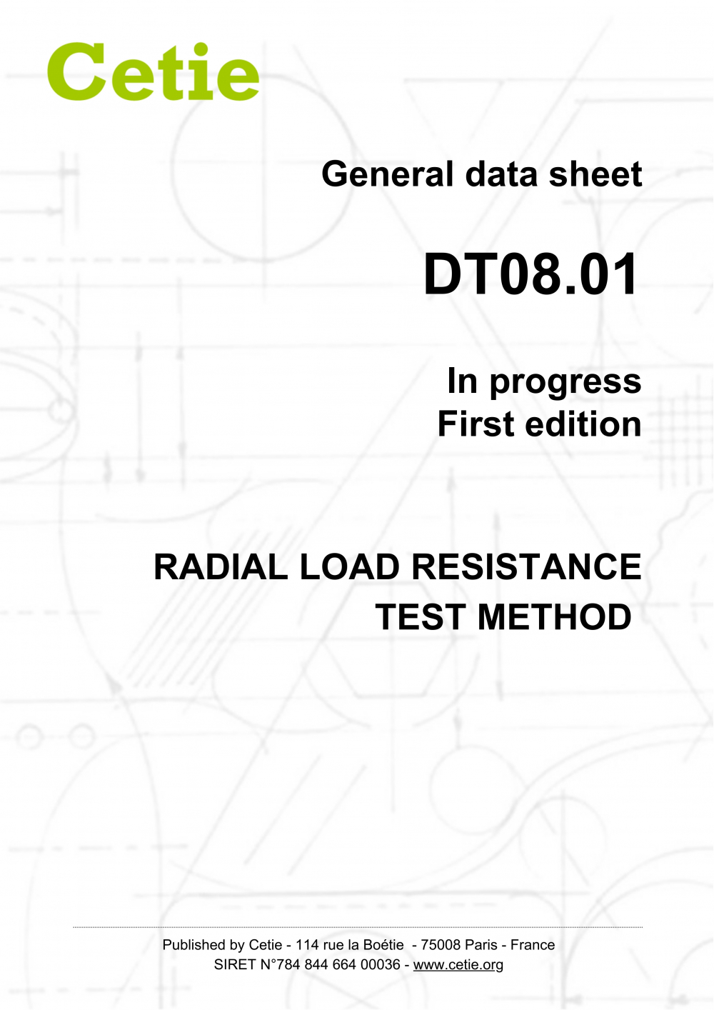 Cover - DT08.01 - Radial load resistance test method