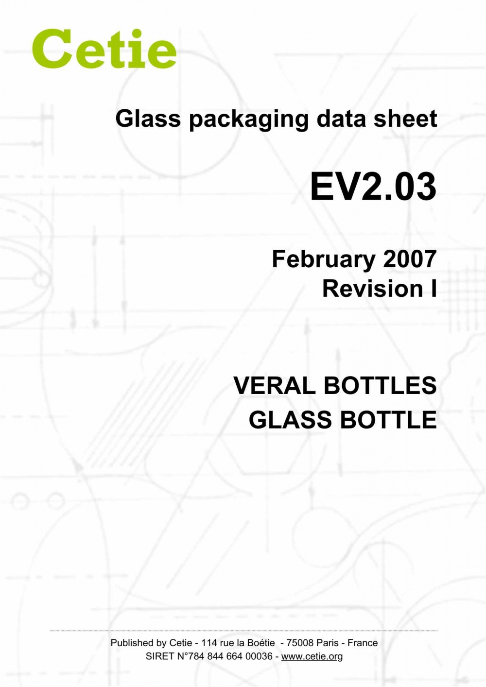 Cover - EV2.03 - Veral bottles - Glass bottle