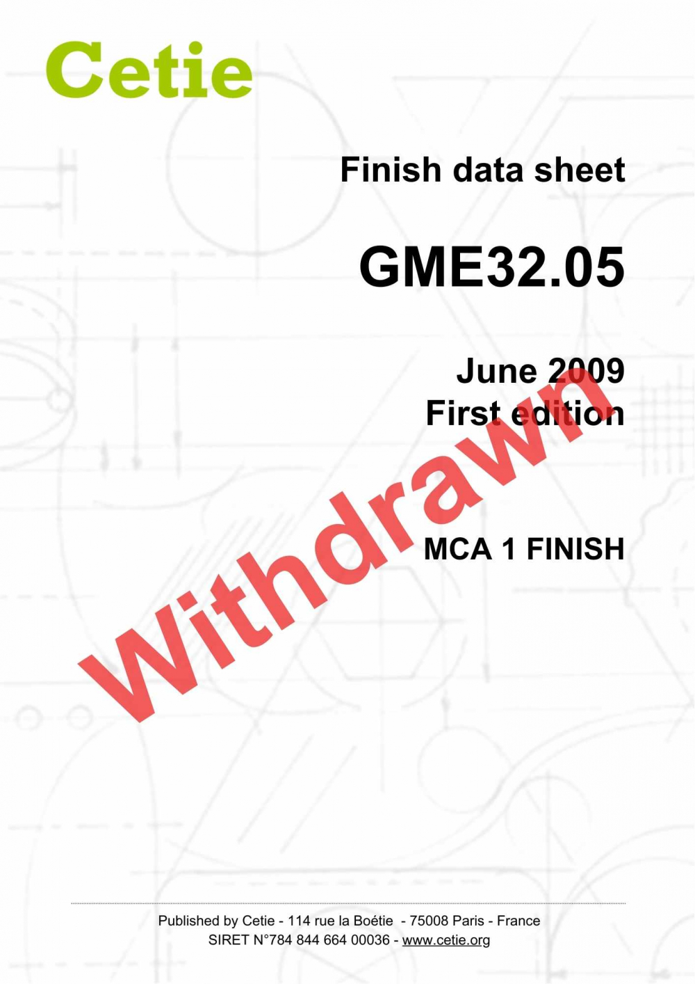 Cover - GME32.05 - MCA 1 finish