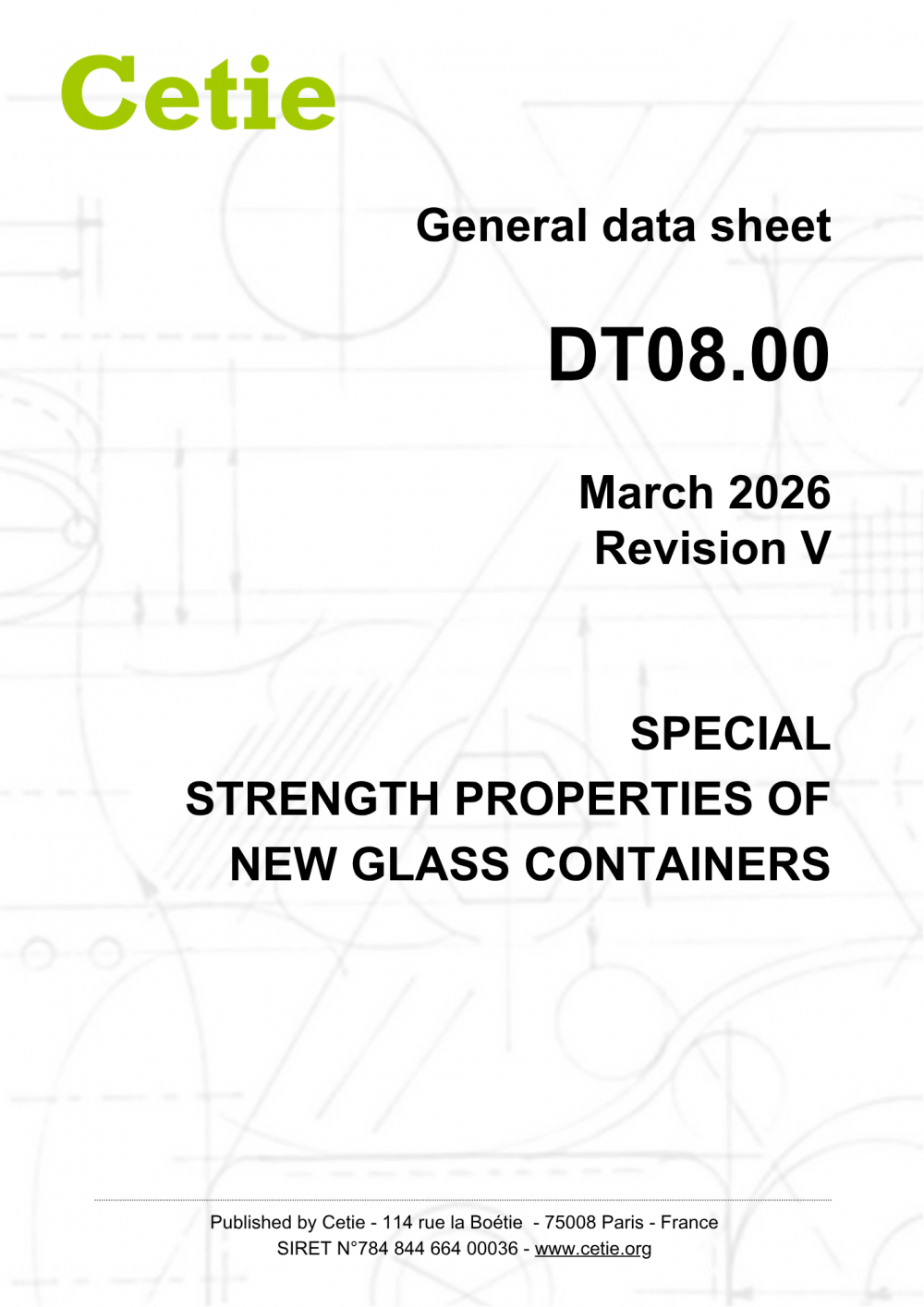 Cover - DT08.00 - Special strength properties of new glass containers
