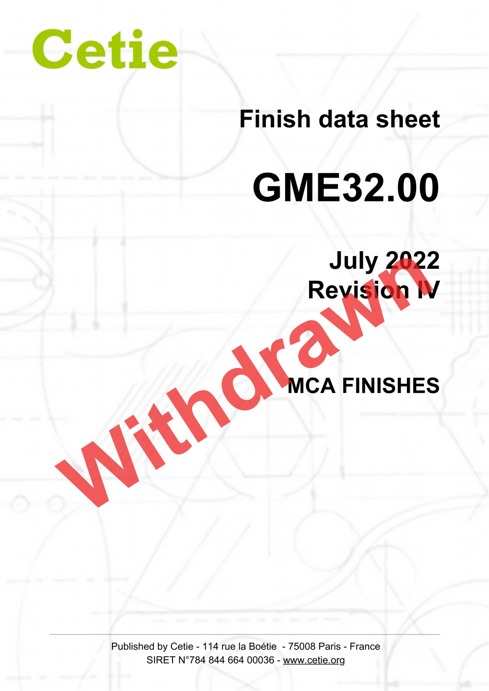 Cover - GME32.00 - MCA finishes