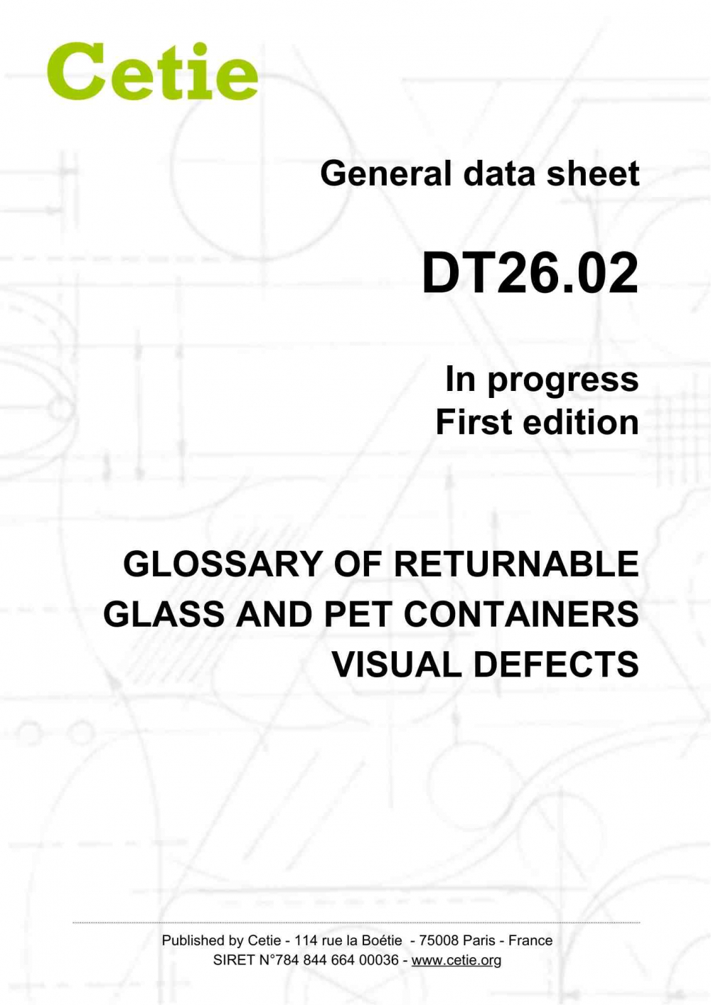 Cover - DT26.02 - Glossary of reusable glass container visual damages