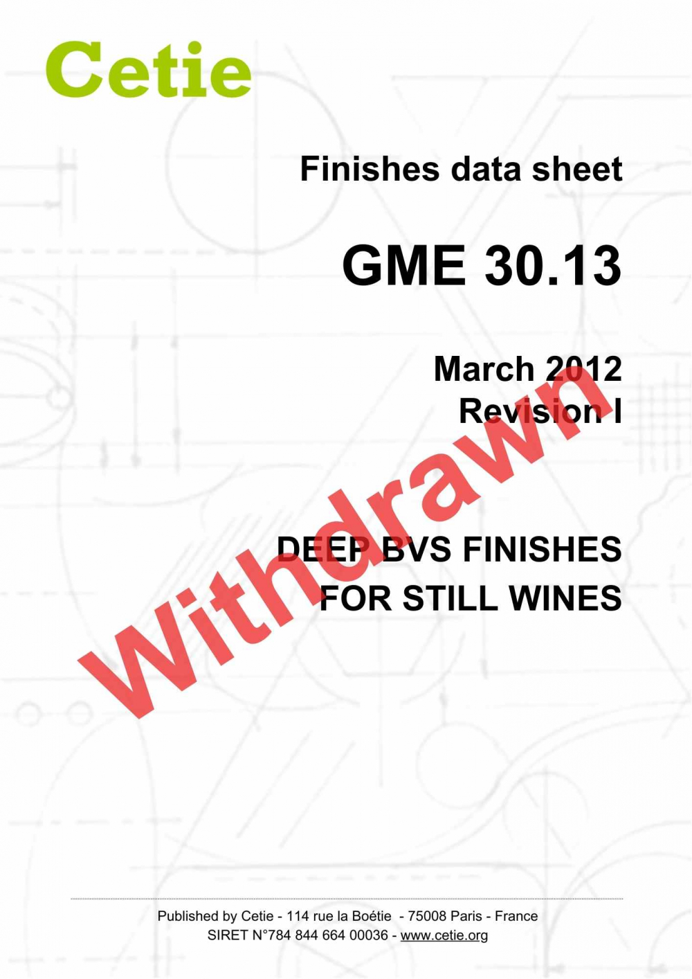 Cover - GME30.13 - Deep BVS finishes for still wines