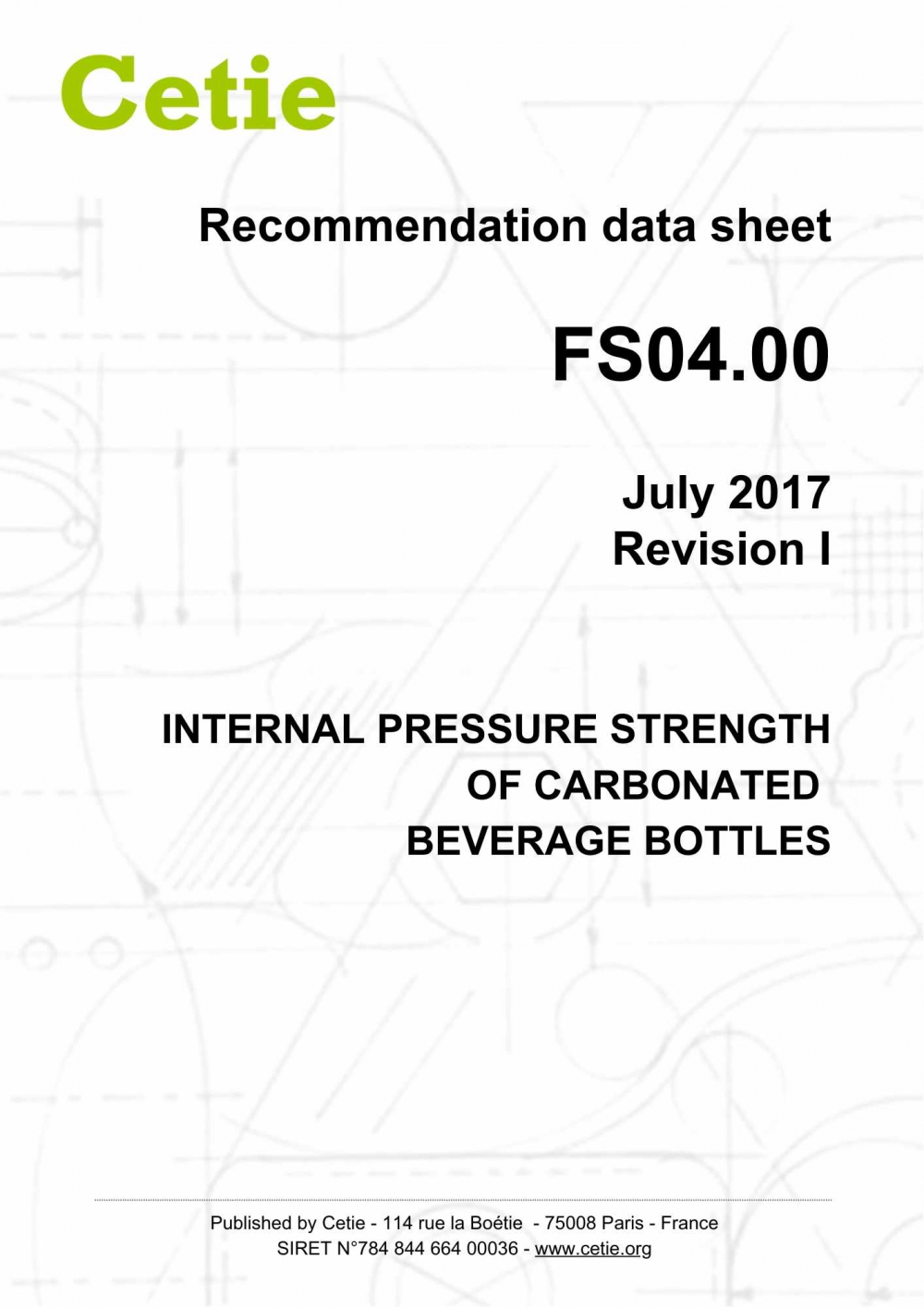 Cover - FS04.00 - Internal pressure strength of carbonated beverage bottles