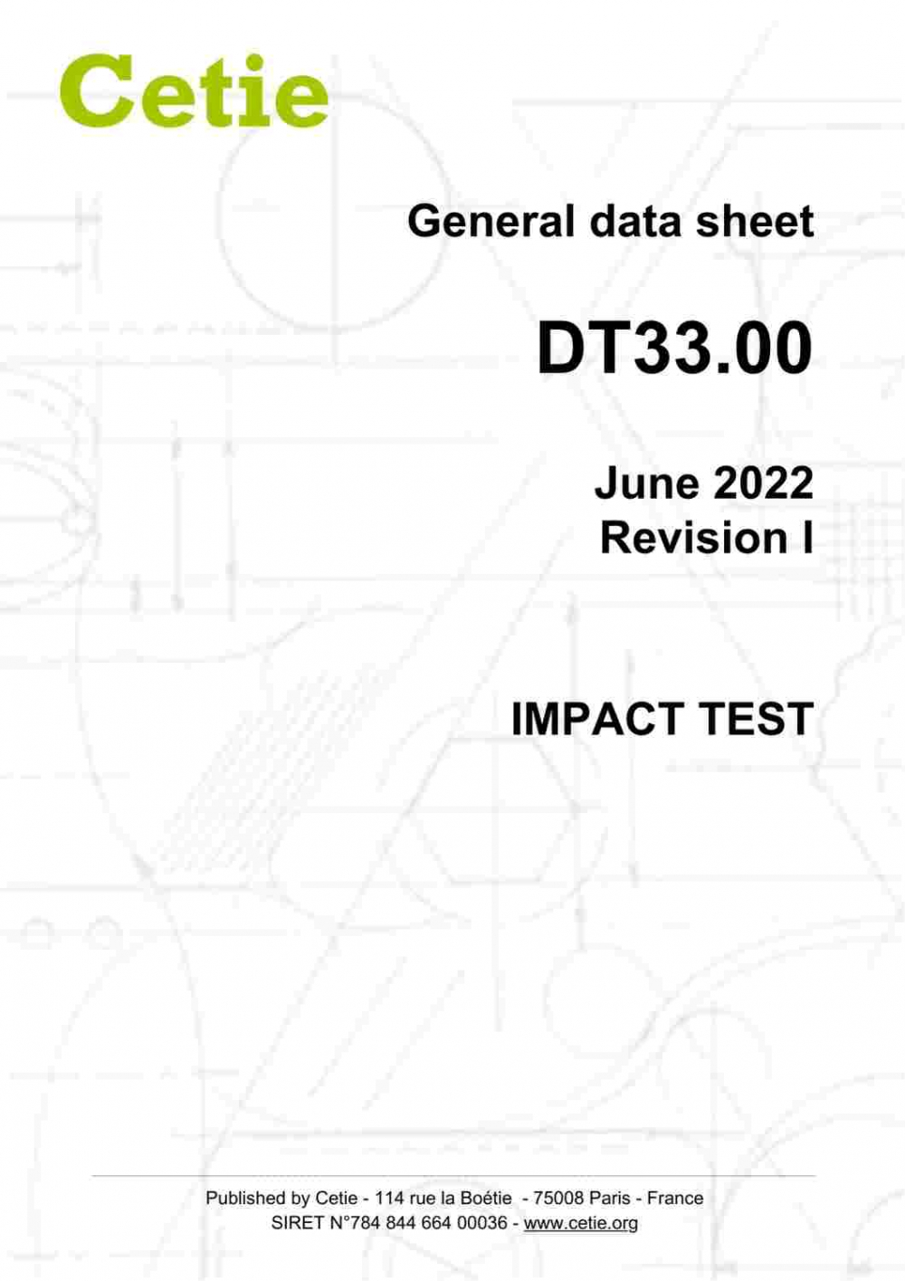 Cover - DT33.00 - Impact test