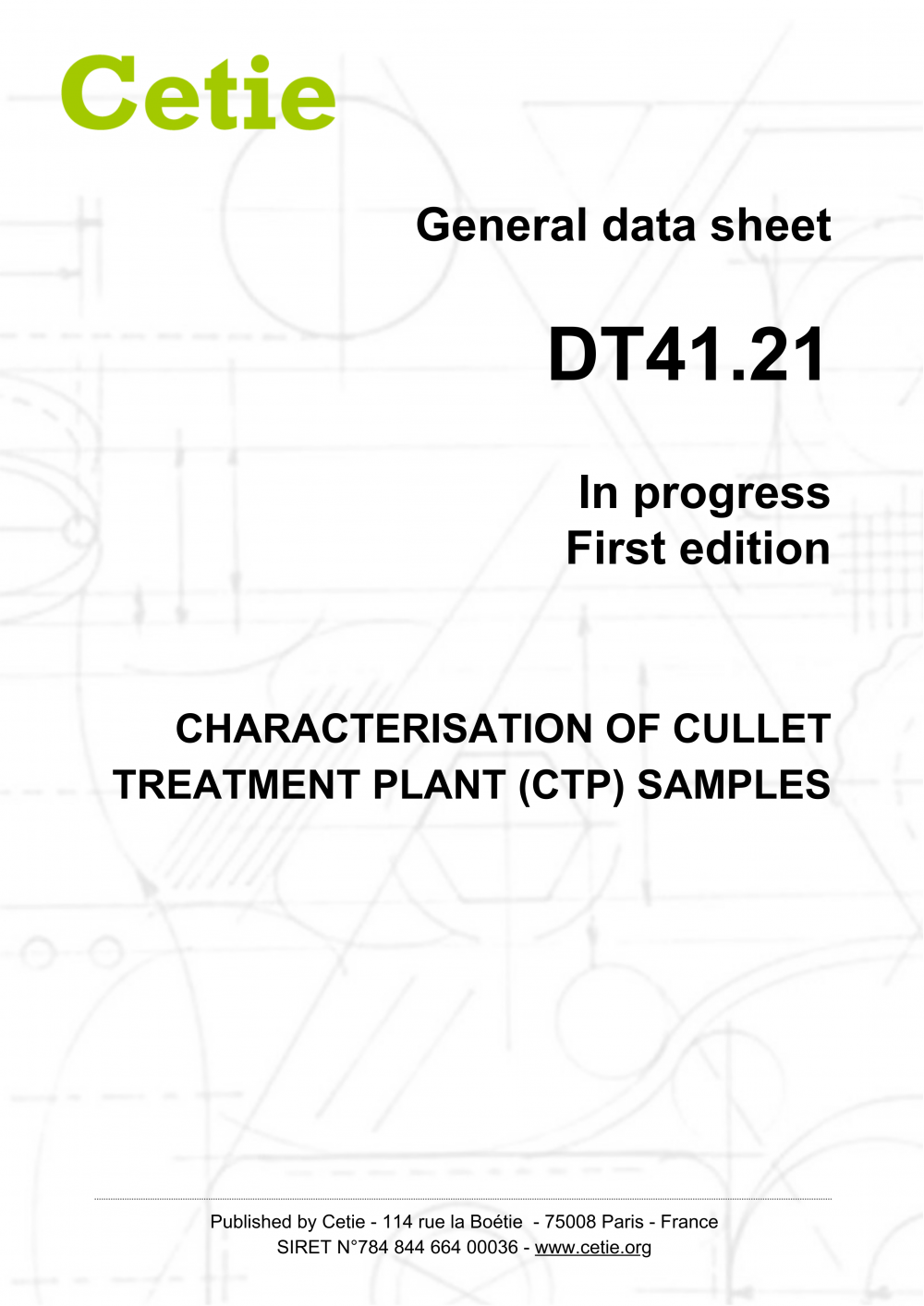 Cover - DT41.21 - Characterisation of cullet treatment plant (CTP) samples