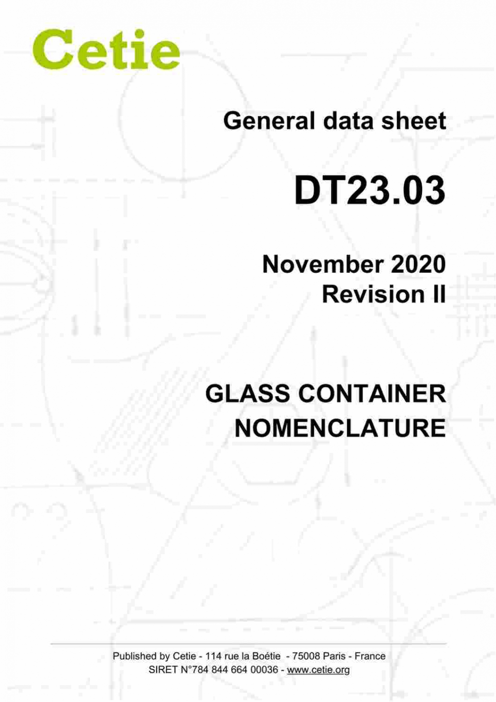 Cover - DT23.03 - PET finishes glossary and nomenclature